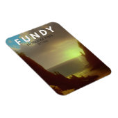 ファンディナショナルパークカナダヴィンテージアート マグネット (右側)