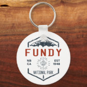 ファンディナショナルパークカナダ動揺してヴィンテージ キーホルダー (正面)