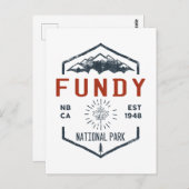 ファンディナショナルパークカナダ動揺してヴィンテージ ポストカード (正面/裏面)