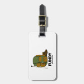 ファンディナショナルパークバックパック ラゲッジタグ (正面縦)