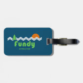 ファンディナショナルパークレトロ ラゲッジタグ (裏面横)