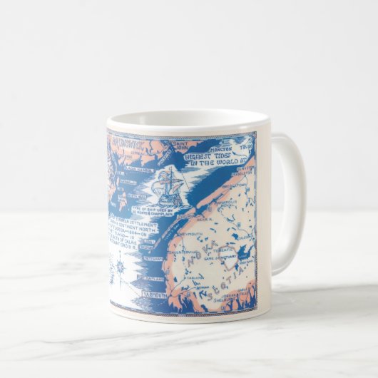 ファンディマグ湾 コーヒーマグカップ (正面右)