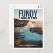 ファンディ国立公園カナダ旅行 ポストカード (正面/裏面)