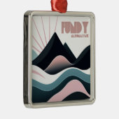 ファンディ国立公園カラーヒルズ メタルオーナメント (右)