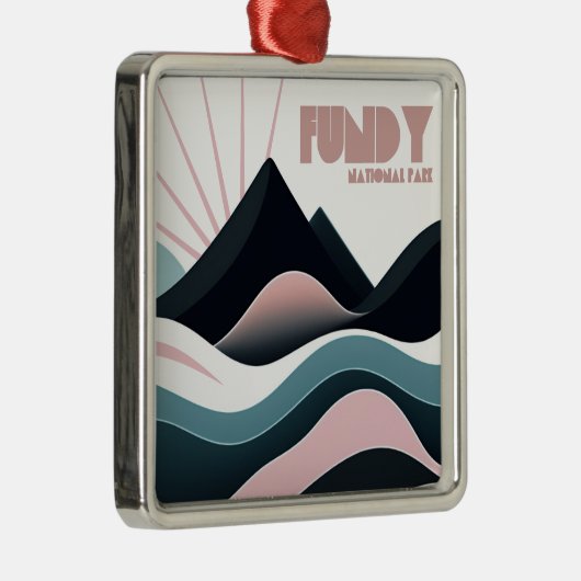 ファンディ国立公園カラーヒルズ メタルオーナメント (右)