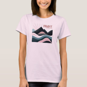 ファンディ国立公園カラーヒルズ Tシャツ