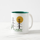 ファンディ国立公園トレイル ツートーンマグカップ (正面右)