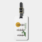 ファンディ国立公園トレイル ラゲッジタグ (正面縦)