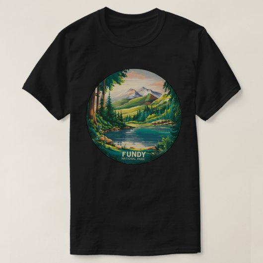 ファンディ国立公園 Tシャツ (デザイン正面)