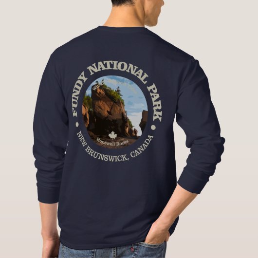 ファンディ国立公園 Tシャツ (裏面)
