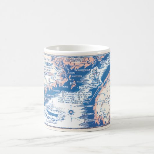 ファンディ湾マグカップ コーヒーマグカップ (中央)