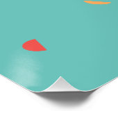 ファントスタおもしろいコ誕生日かわいいかわいいタコ ポスター (コーナー)