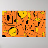 ファントムのテニスコートのウェッジ ポスター (正面)