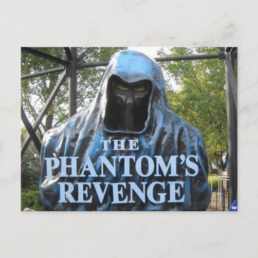 ファントムの復讐 ローラーコースター 入口 ポストカード (正面)