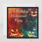 ファントムパンプキン21歳誕生日パーティー 招待状 (正面)