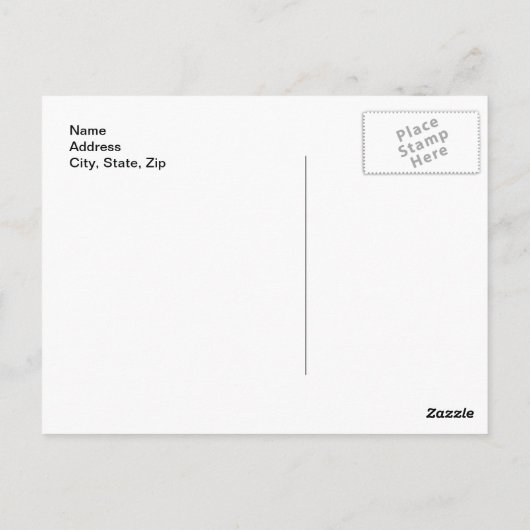 ファントム墓地はがき ポストカード (裏面)