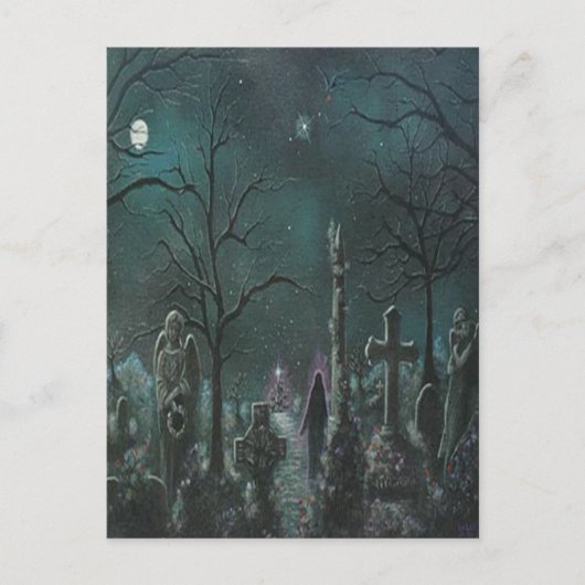 ファントム墓地はがき ポストカード (正面)