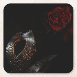 ファントム死ぬバラ スクエアペーパーコースター