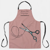 ファンドレ与えーザーとスニップピンクエプロン エプロン (正面)