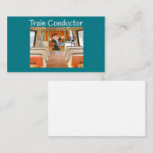 ファンニーコムによる車掌機関車のメロディ 名刺 (正面/裏面)