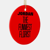 ファンニーストフローリスト セラミックオーナメント (右)