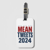 ファンニー・ツウィート 2024 おもしろしエレクション Trump  ラゲッジタグ (正面縦)