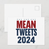 ファンニー 2024 おもしろい選挙 Trump  ポストカード (正面/裏面)
