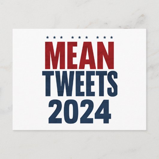 ファンニー 2024 おもしろい選挙 Trump  ポストカード (正面)