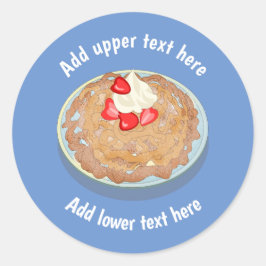 ファンネルケーキグラフィック – Fairground & Park お気に入りの C ラウンドシール