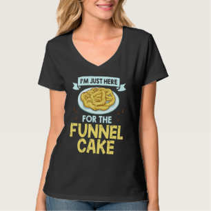 ファンネルケーキフライレシピミックスメーカー生地フライヤー Tシャツ