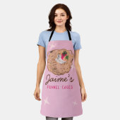 ファンネルケーキ食品トラックベイカー事業 エプロン (着用した状態)
