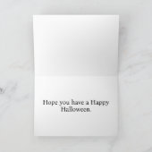 ファンハウスサーカスサイドショーピエロハッピーハローウィン カード (内部)