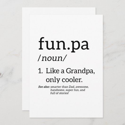 ファンパみたいに格好よくて、かっこいいおじいちゃん シーズンカード (正面/裏面)