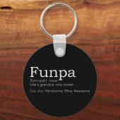 ファンパカッコいいグランパ キーホルダー (正面)