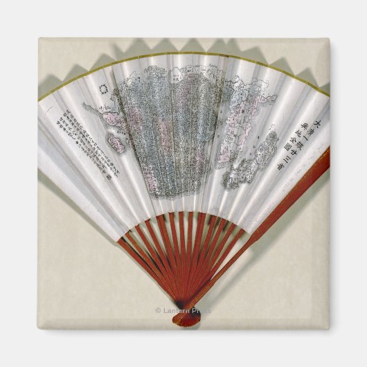 ファンパノラママップの顔に関する中国 マグネット (正面)