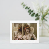 ファンビクトリアンと反射を持つ美しい ポストカード (スタンド正面)