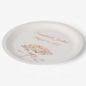 ファンビクトリアンをテーマにしたカソリッ結婚クの紙プレート ペーパープレート (アングル)