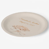 ファンビクトリアンをテーマにしたカソリッ結婚クの紙プレート ペーパープレート (アングル)