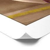 ファンビクトリアンヘッドバンドを持つ少女 ポスター (角)