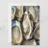 ファンビーチ シーフード パールオyster ロースト 30歳の誕生日 招待状 (裏面)