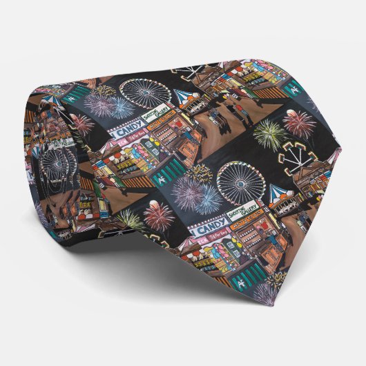 ファンフェア絵を描アットナイトズバイアルフレッドキツネ ネクタイ (ロール)