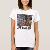 ファンフェア絵を描アットナイトズバイアルフレッドキツネ Tシャツ (正面)