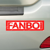 ファンボイ切手 バンパーステッカー (車上)