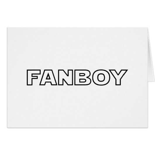 ファンボーイカード (正面横)