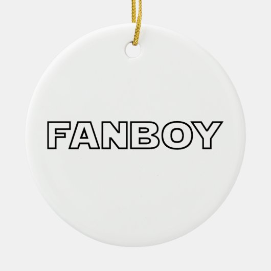 ファンボーイ セラミックオーナメント (正面)
