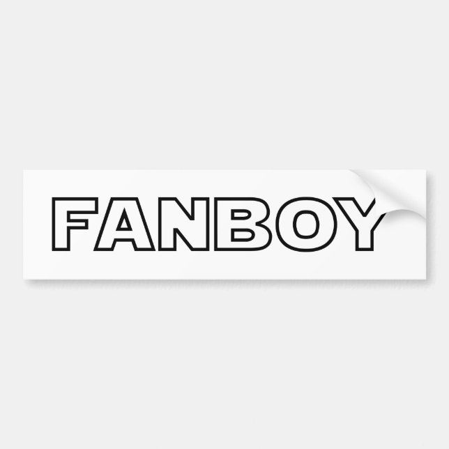 ファンボーイ バンパーステッカー (正面)