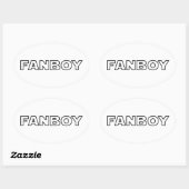 ファンボーイ 楕円形シール (シート)