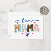 ファンママ ノートカード (正面/裏面インサイチュ)