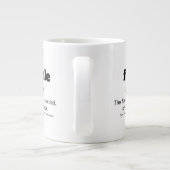 ファンル、おもしろいおじさんコーヒーマグは叔父もっとも偉大さい ジャンボコーヒーマグカップ (裏面)