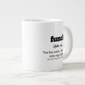 ファンル、おもしろいおじさんコーヒーマグは叔父もっとも偉大さい ジャンボコーヒーマグカップ (正面右)